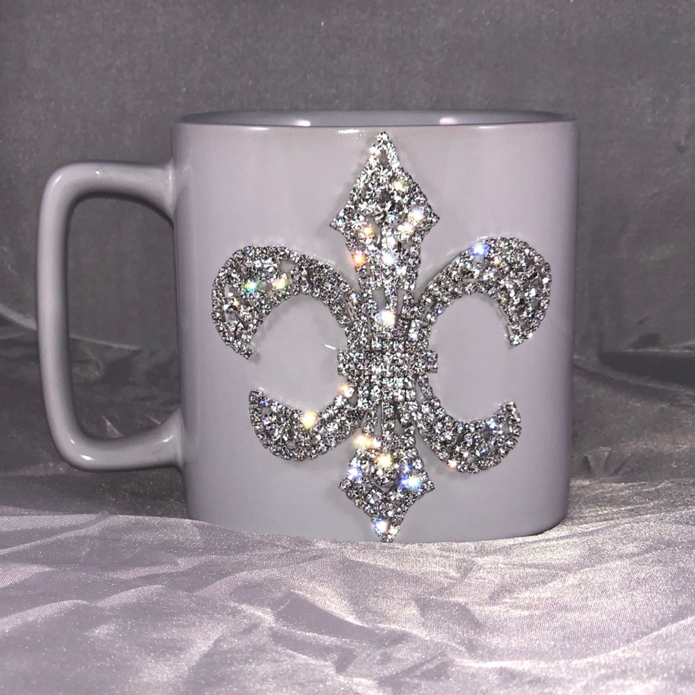 Fleur de lis coffee mug